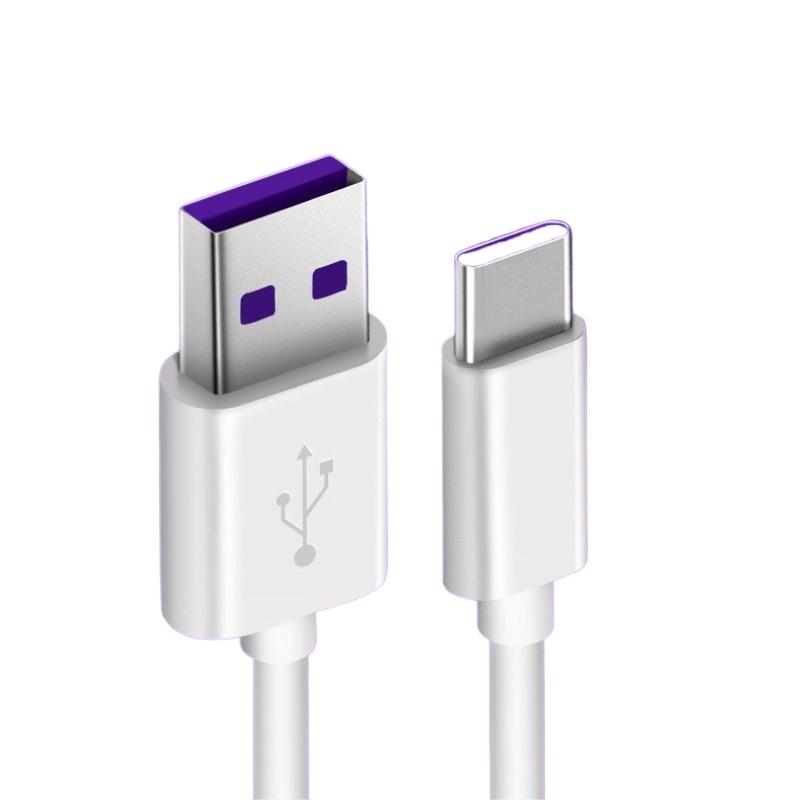 USB A To Type C Fast Charging Cable 5A PD for Samsung Galaxy S24 iPhone 15 Plus Xiami Poco X6 Huawei Nova 12 Android Accessories