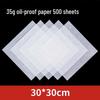 Oil-Proof Baking Paper Mats for Pizza Boxes