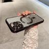 Magsafe Plating Gradient Glitter Clear Case pro iPhone 11 12 13 14 Pro Max 14 Plus měkký silikonový magnetický kryt bezdrátového nabíjení