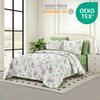 Three Piece Set of Washed Bed Cover with Simple Stitching and American Style Universal
