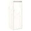 TV Cabinets Set of 4 White Solid Pine Wood
