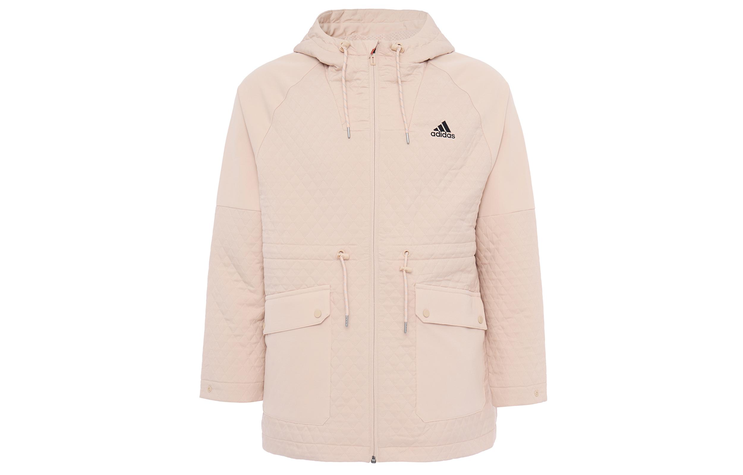 Adidas Jackets Women s Red Pink Hooded Moderate Other H07386 XL