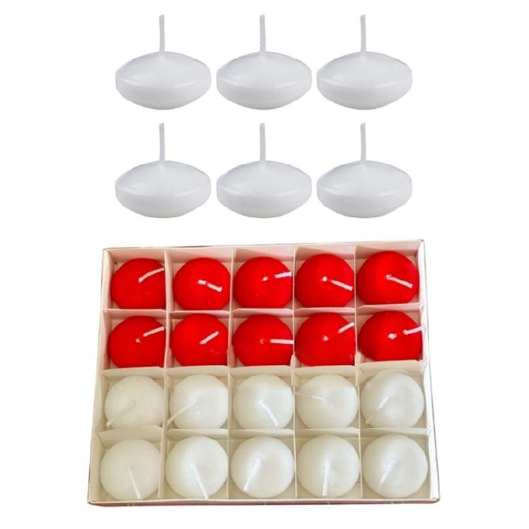 10Pack Decorative Floating Candle,Unscented Burning Candle for Cylinder Vases,Weddings,Party and Holiday Decorations