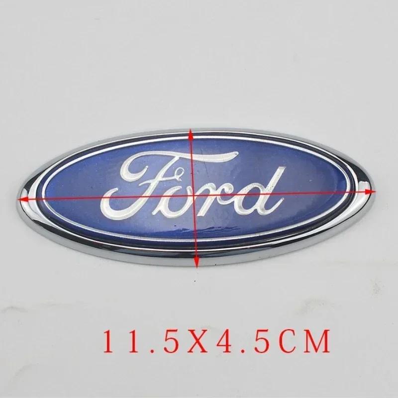11.5X4.5cm Car h270 Front Emblem Hood Rear Badge Stickers for Ford Explorer Ranger Mondeo Focus Kuga Smax Fusion Fiesta MK6 Transit