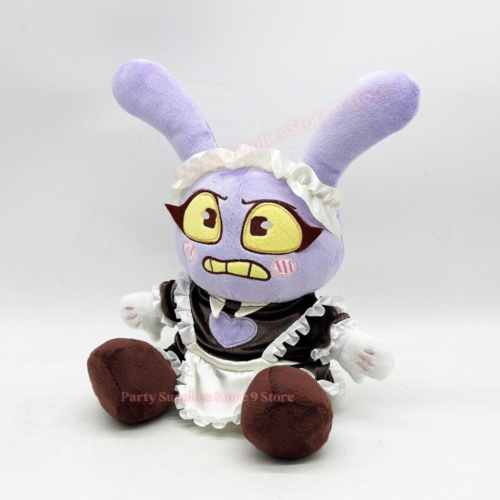 Jax Plush Digital Doll Circus Maid Magical Rabbit Clown Plush Dolls Periphery Stuffed Toys Home Decor Adults Birthday Gift