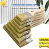 1/8-Inch Thick Bristle Paint Brush with Wooden Handle for Wall Painting, Graffiti, and Dust Cleaning