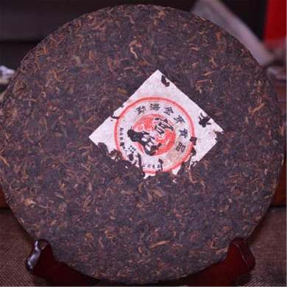 Natürlicher reifer Pu-erh-Tee-Kuchen 357g Schwarzer Tee Yunnan Menghai Royal Cha