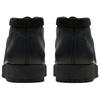 Clarks Leather Round Toe Comfortable Fashion Ankle Boots Men ankle boots Black 26177753