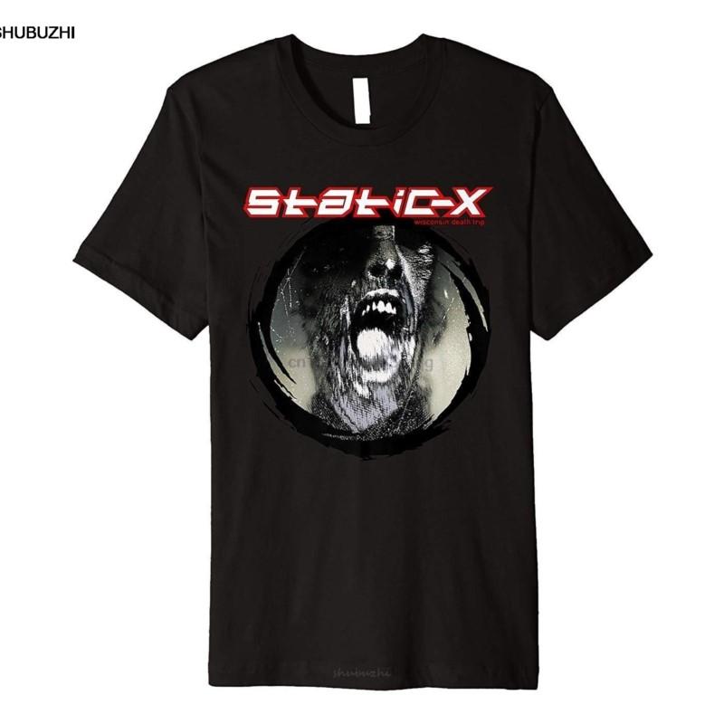 Cool Casual pride t shirt men Unisex Fashion tshirt StaticX Wisconsin Death Trip Debut America Black TShirt