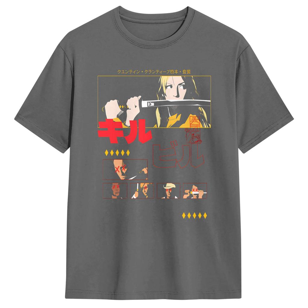 KILL BILL THE WHOLE BLOODY DROP Cotton T Shirt For Adult Summer Vintage T Shirts Leisure Tee Shirt Big Size Design Clothing