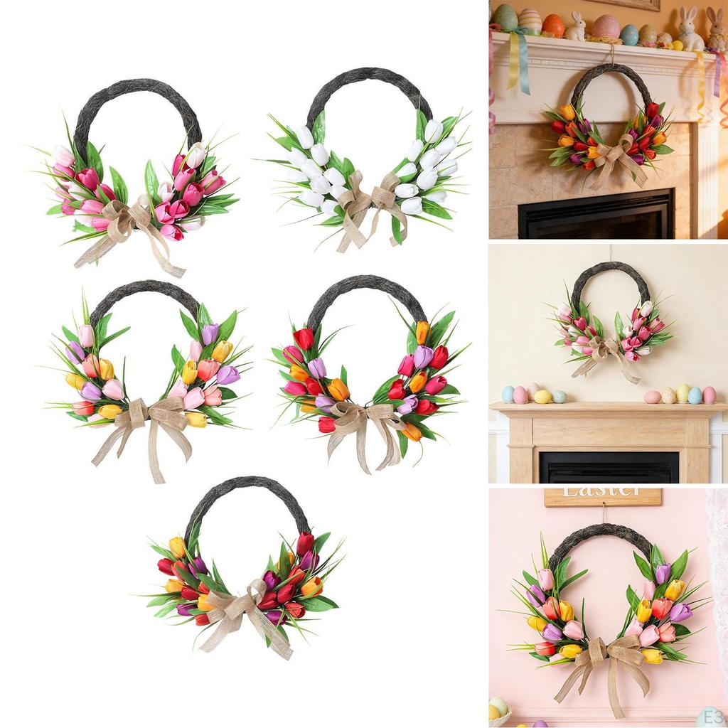 Artificial Garland for Spring And Summer, Ideal Front Door, Home Decor, Parties, Garden,