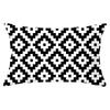 30*50cm Geometric Black and Yellow Pattern Printing Decorative Sofa Living Room Home Furnishing Polyester Rectangular Pillowcase