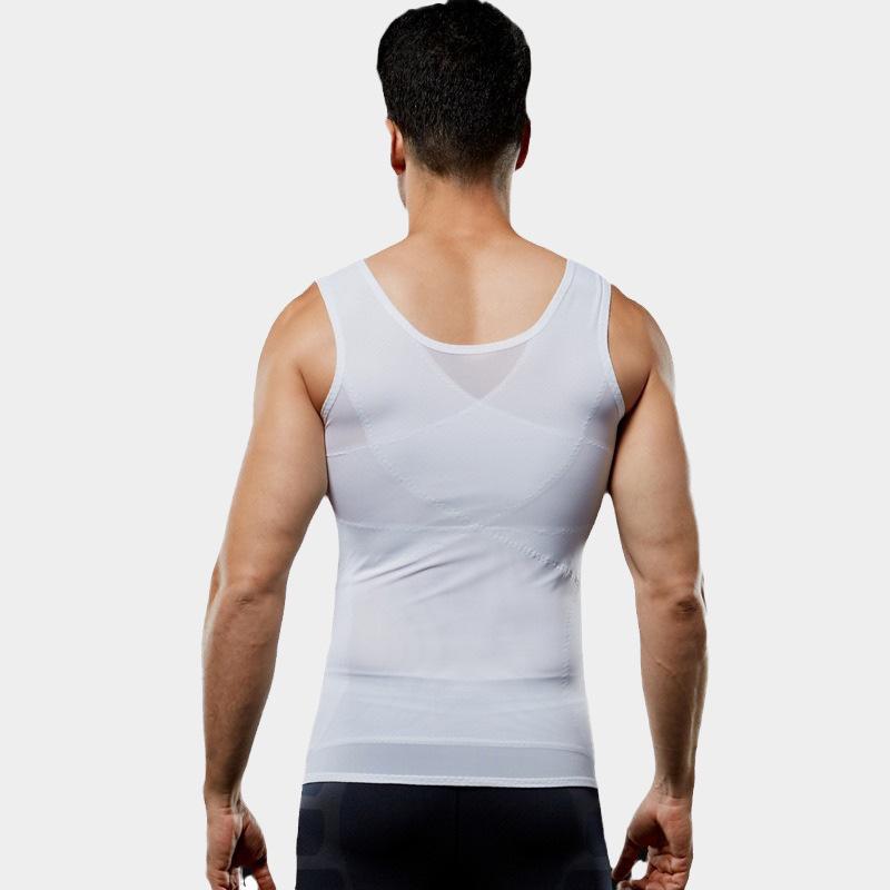 Breathable Chest Binder Men's Tummy Control Tight Vest Shapewear