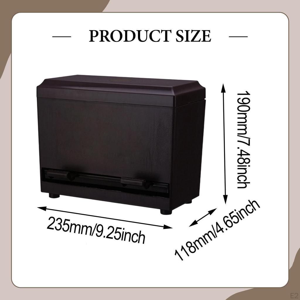 Dispenser Container Portable with Lid Countertop Chopsticks Holder Storage Box for Home Office