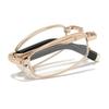 Baida Portable Folding Reading Glasses for Men & Women - Compact, Lightweight Lens for Presbyopia (Model 072)