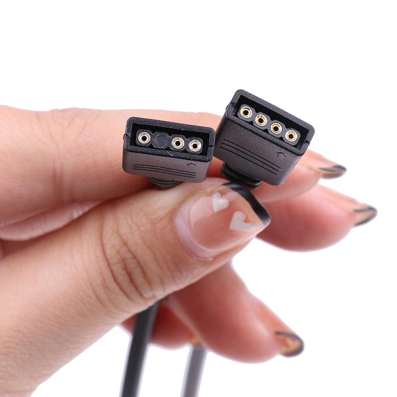Motherboard Rgb Sync Splitter 12V 4Pin 5V 3Pin Rgb/Argb Sync Hub Transfer Extension Cable Pc Case Accessories