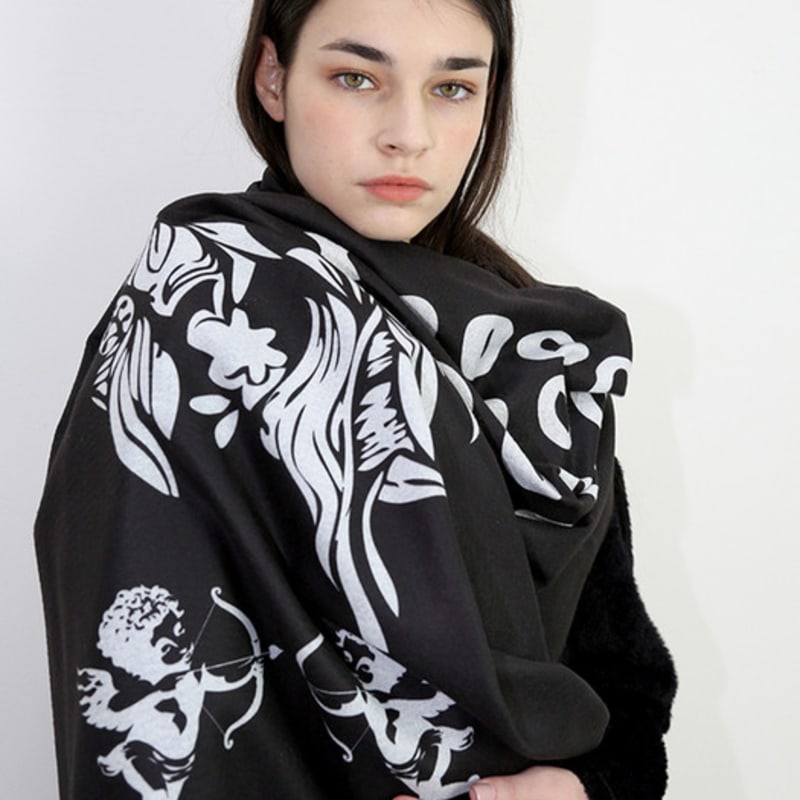 DAMAGE MNEMONIC Drawing Black Muffler