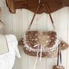 Cute Plush Deer Spot Pattern Handbag Ins Kawaii Commuter Bag Women's Faionable Versatile Oulder Bag Autumn Winter  Arrival