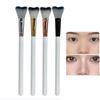 1 Pcs Lash Shampoo Curved Brush For Eyelash Extension Cleansing Soft Makeup Removal Bath Swoop Brush Tools