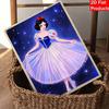 Disney SnowWhite pearl painting handmade diy pearl art painting simple living room hanging painting decoration