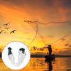 10Pcs Fishing Casting Net Easy Throw Fly Fishing Net Portable Cast Fish Cage Fishing Tackle for Hand Casting Enduring