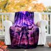 1pc Genshin Impact Beelzebul2 Theme Blanket - Digital Print, Polyester, Cozy for All Seasons, Perfect for Outdoor, Camping, and Travel