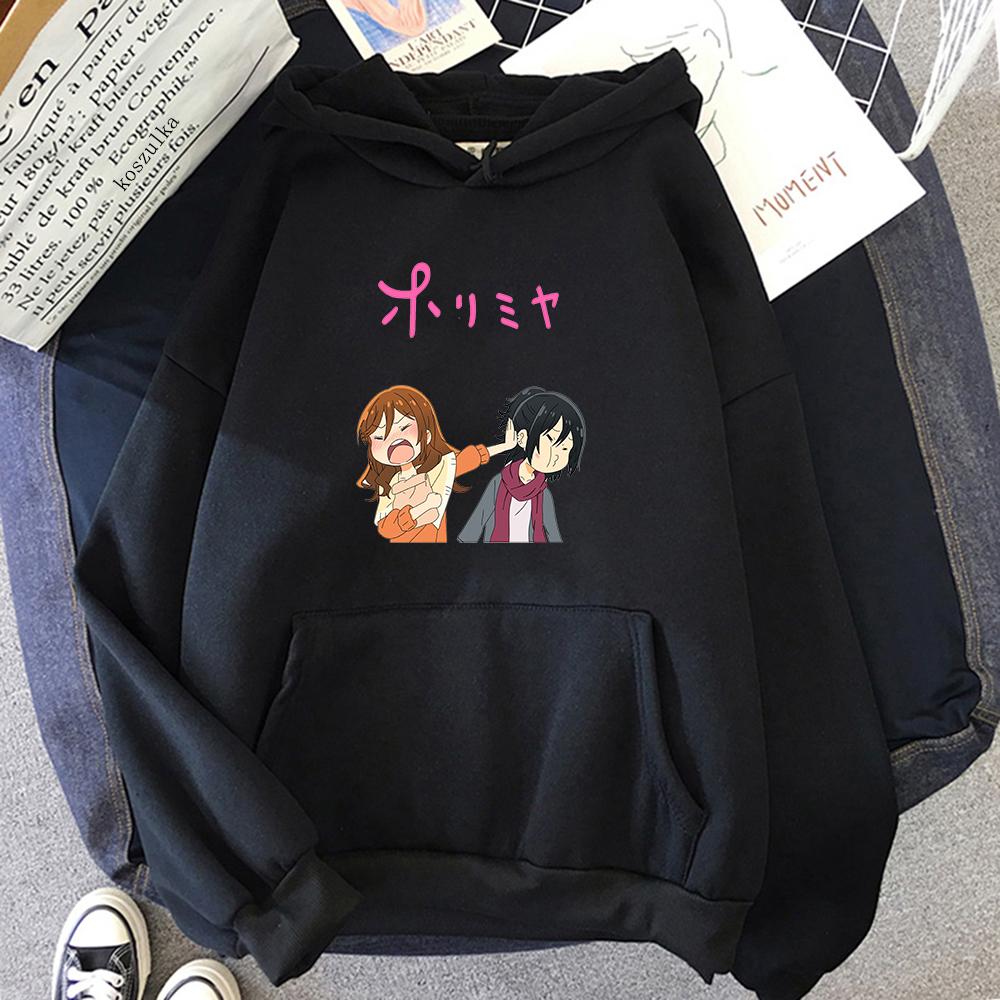 

Горячие аниме Horimiya Miyamura Izumi и Hori Kyouko Графический принт Толстовки Унисекс WoUnisex Классическая толстовка Забавный Harajuku свитер L