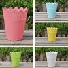 Pink Flower Pot White Yellow Blue Flower Pot Hollow