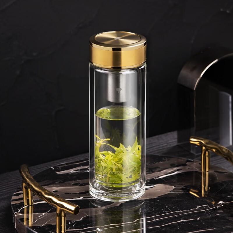 Wainxiang Double-Wall Glass Tea Tumbler