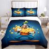 3pcs Goofy Stars Printed Bedding Set, Soft and Comfortable Quilt Cover for Bedroom S056