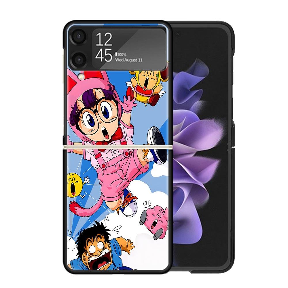 Arale Dr Slump Cases For Samsung Galaxy Z Flip 4 5 6 7 3 Z Flip7 Flip6 Flip4 Flip5 Flip3 5G Hard Shockproof Fundas Cover Galaxy