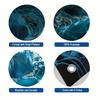 2D Mystical Cave with Lake Garage Door Banner, 2D Flat Printing Crystal Cave Background