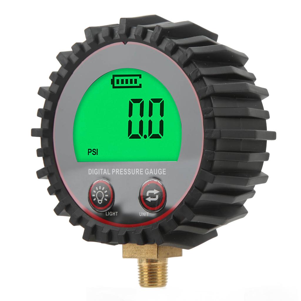 Tires Inflator Digital Pressure Gauge 3‑255PSI with LCD Display DC3.1V 10mm Thread Vehicle Accessories