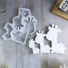 Giraffe Figurine Silicone Candle Molds for Candle Soap Epoxy Resin Giraffe Shape Silicone Molds for Gypsum Decoration