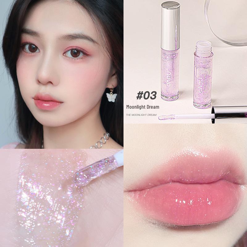 

NOVO Hydrating Lip Gloss: Moisturizes, Nourishes, Fades Lip Lines, Non-Drying, Easy Application, Ideal as Lipstick Base, Transparent, Layerable.