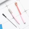 1 Piece Creative Multicolor Crystal Crown Business Metal Office Rotate Pens School Stationery Office Supplies Ballpoint Pen