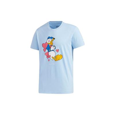 Neo X Disney Cartoon Short Sleeve T-Shirt Men Tops Powder-Blue GJ5638