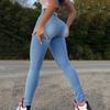 Modne Nowe Damskie Jeansy Kolorowe Wysoki Stan Slim Fit Skinny Jeansy