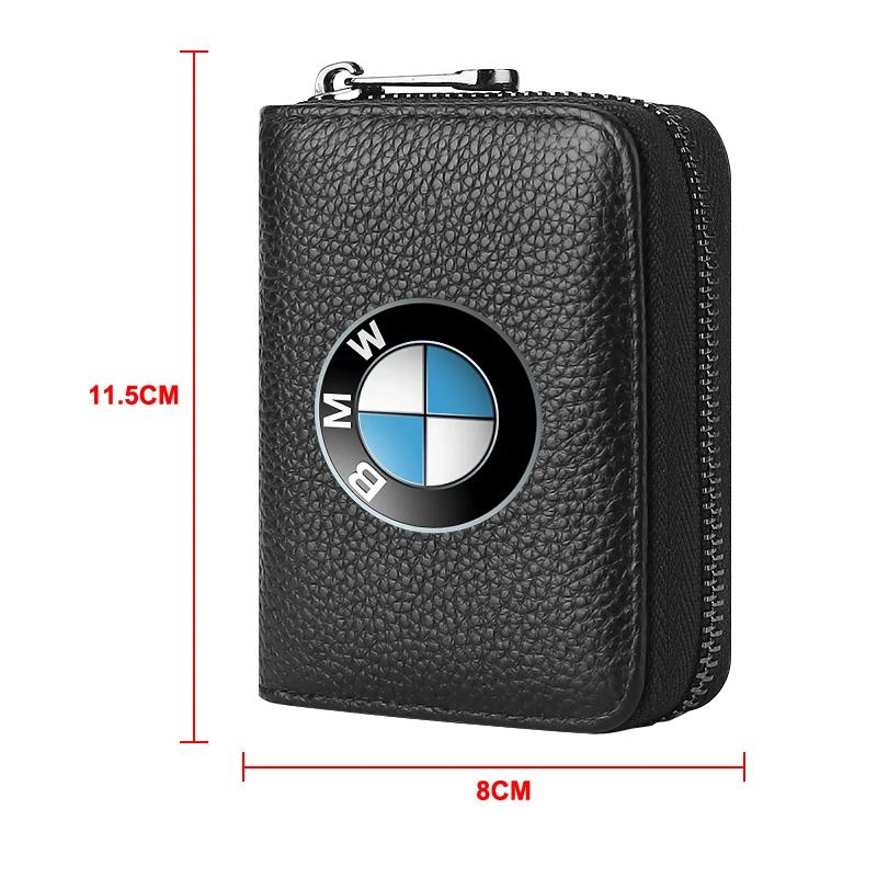 Lederen Autoriebewijs ID-kaart Bankpas Portemonnee Autostyling Voor BMW E46 E90 E60 F30 F10 E39 E36 F20 G30 G20 E87 E92 E91