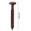 Vinyl Shutter Screws Black Vinyl Blind Fasteners Vinyl Shutter Fasteners Set with Uv Resistant Spikes Window Panel Pins