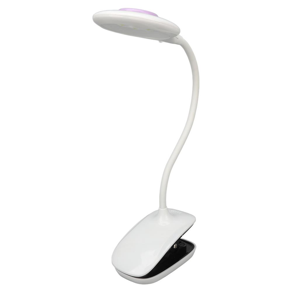 Nail Gel Dryer Light 360 Degrees Rotating 9pcs Light Chips 60s Timing Clip On Nail Polish Curing Lamp