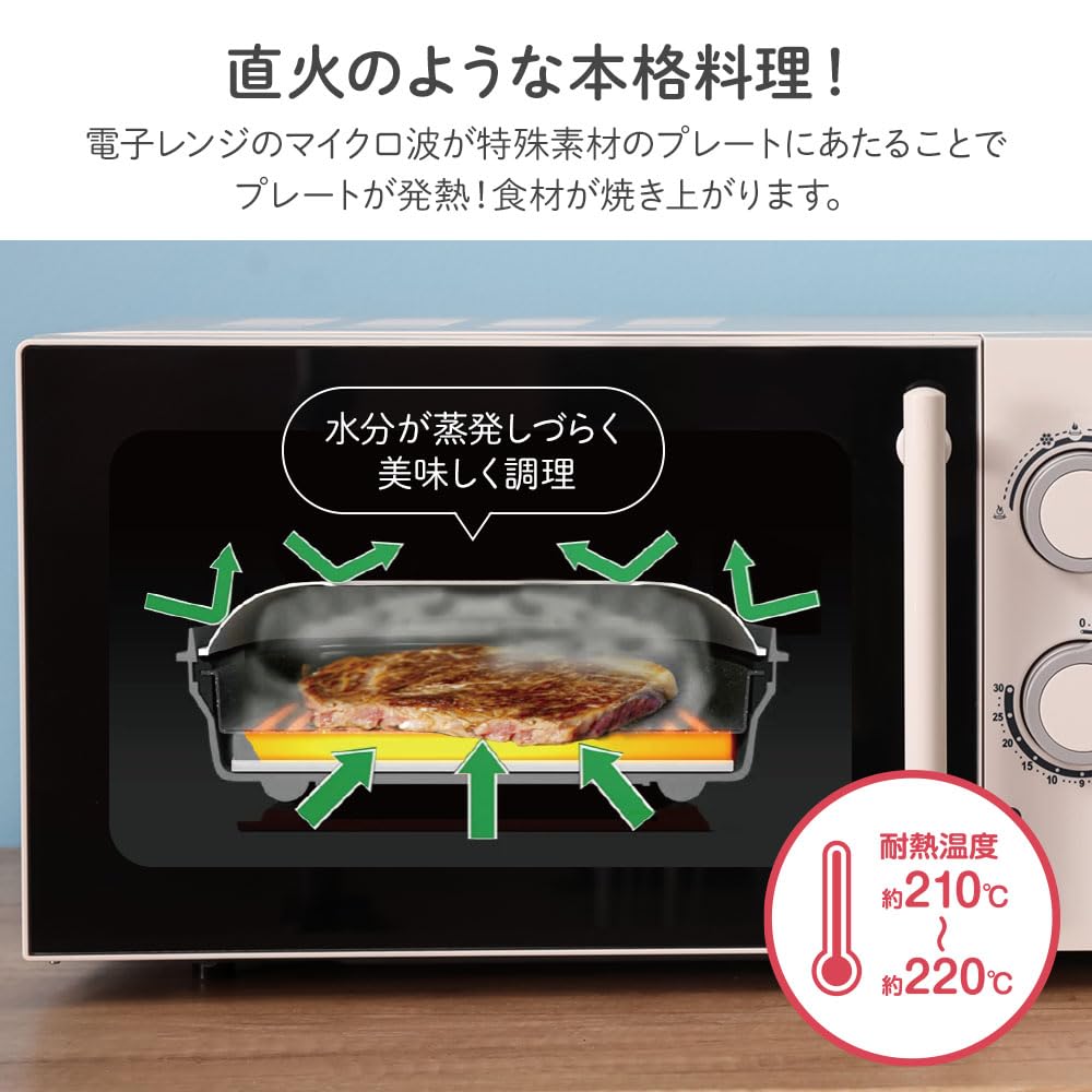 seathestars Microwave Fish Griller with Cooker for and Versatile Round Pot for Grilling Fish and Fully Washable Perfect as a Gift for Single Living