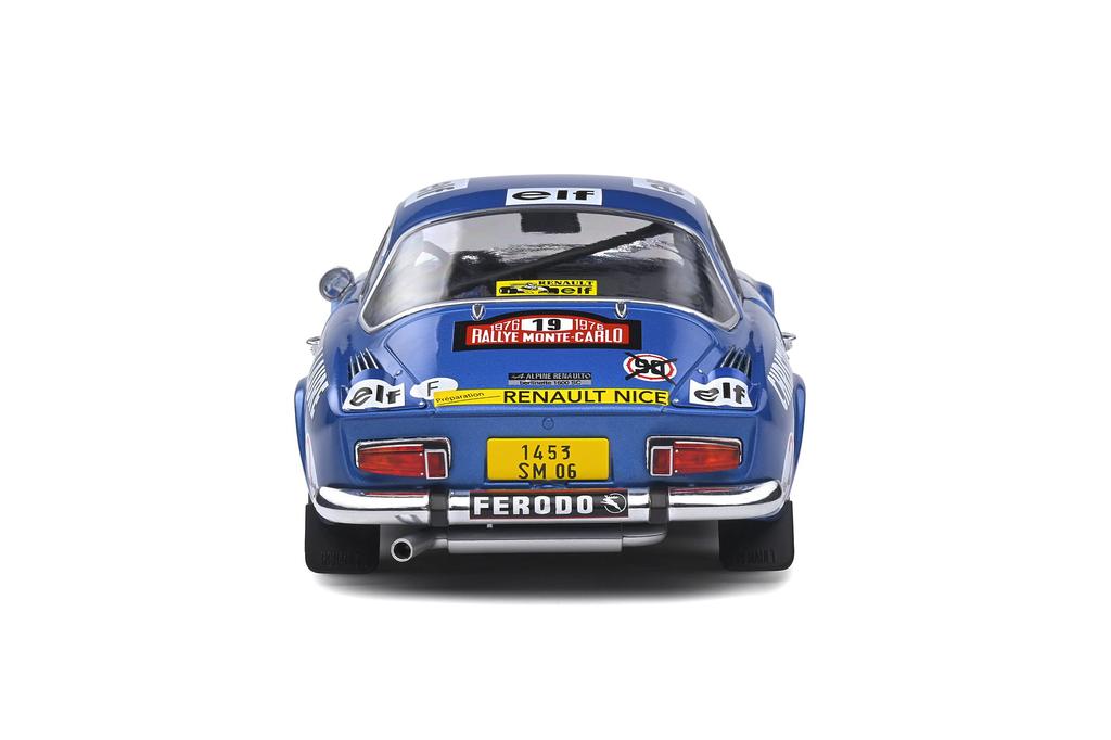 Solido 1/18 Alpine A110 1600S Rallye Monte Carlo 1976 #19 M. Mouton/F. Conconi S1804204