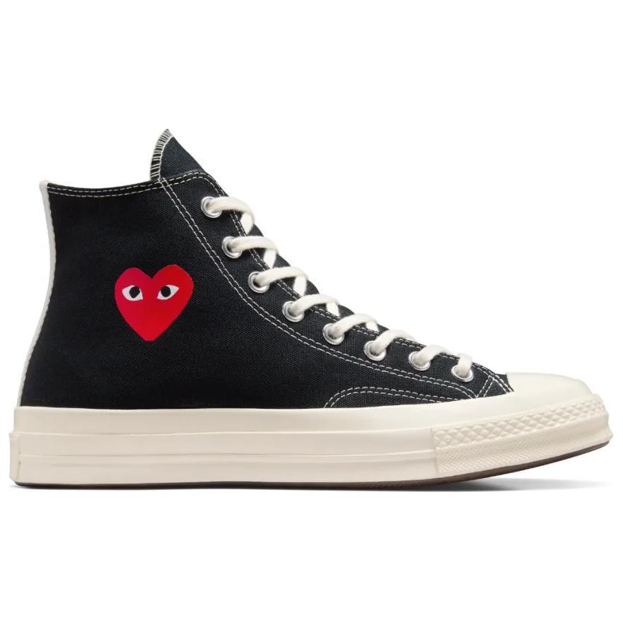 New Converse Chuck Taylor All Star 70 Hi Comme Des Garcons Play Single Heart Black A08801C