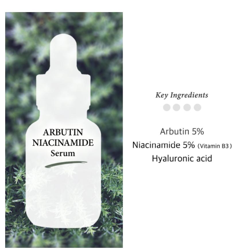 Cos De BAHA AN Arbutin+Niacinamide Serum 30ml (3 Options)
