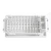Extendable Dish Drying Rack Multifunctional Dish Drainer Kitchen Organizer Shelf with Cutlery Holder for Small