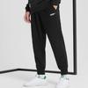 Puma Solid Color Logo Jogger Sweatpants Men Bottoms Black 534366-01