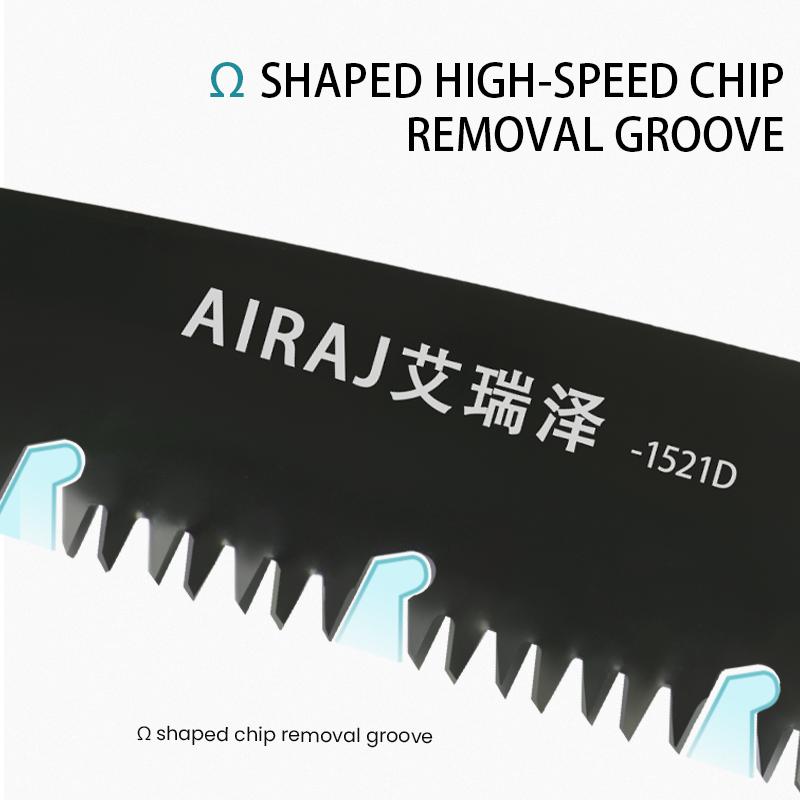 AIRAJ Sega Pieghevole Multifunzione per Lavorazione del Legno su Larga Scala Taglio Legno Affilata Campeggio Giardino Sega per Potatura Accetta per Alberi Coltello Utensile Manuale