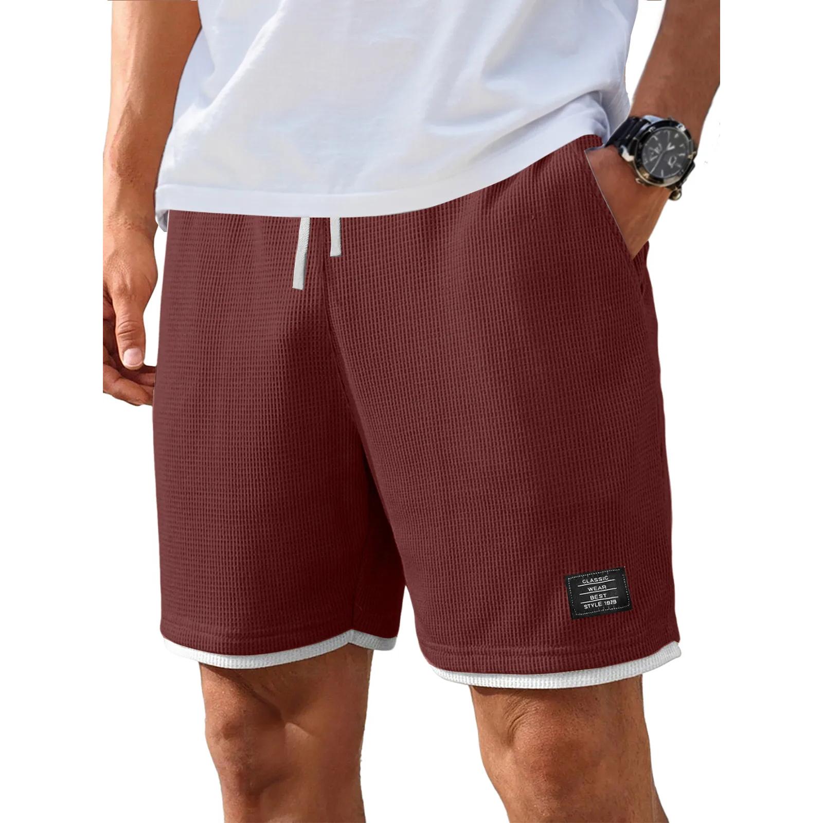 

Men s Linen Four Seasons Thin Breathable Cargo Multi,pocket Loose Casual Wide Leg Pants XL рожевий