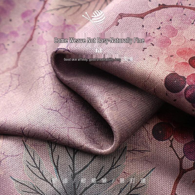 Datang Furen Elderly Women's Traditional Chinese Stand-Collar Floral Shirt